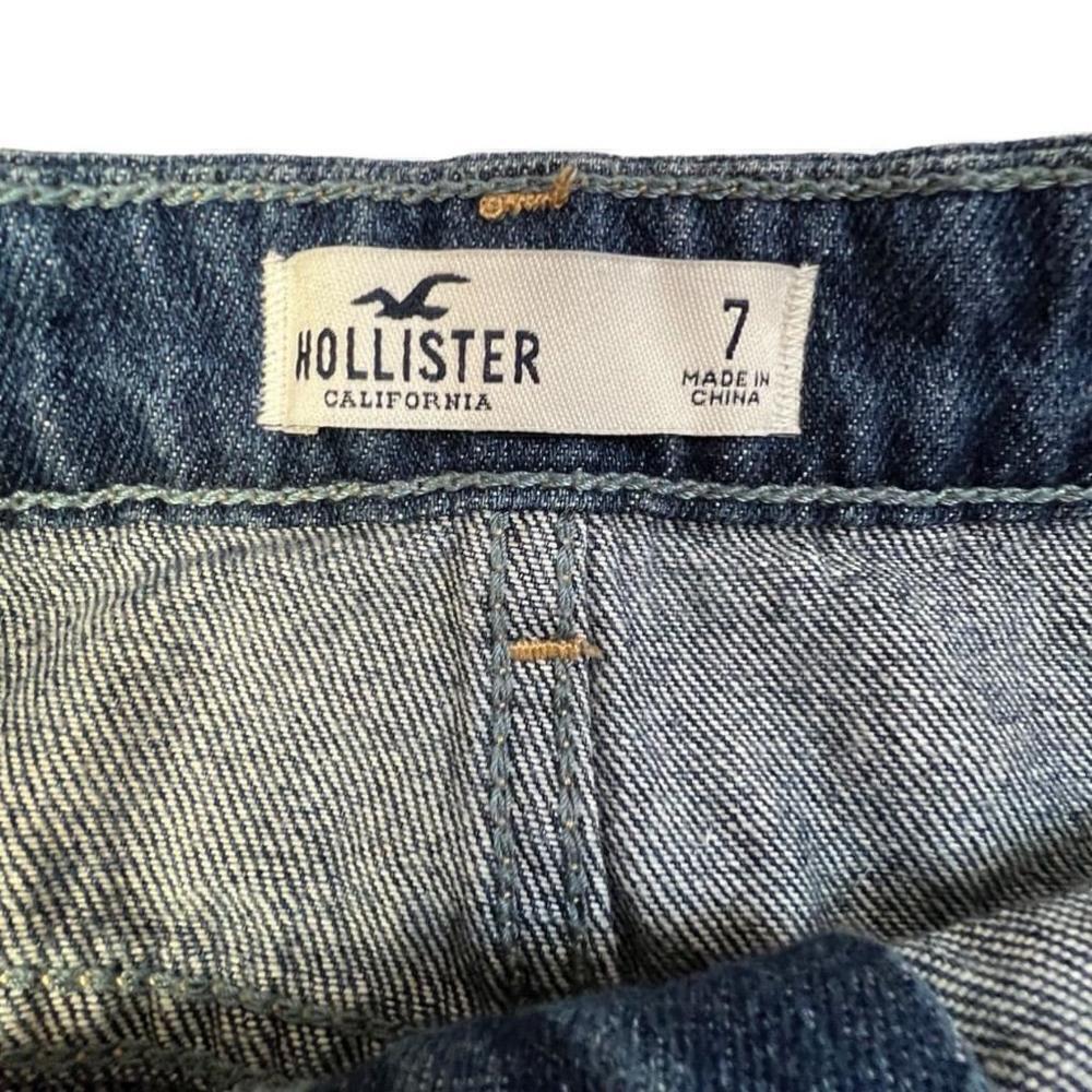 Hollister Denim Ultra High Rise Mini Skirt Size 7 - Picture 2 of 8